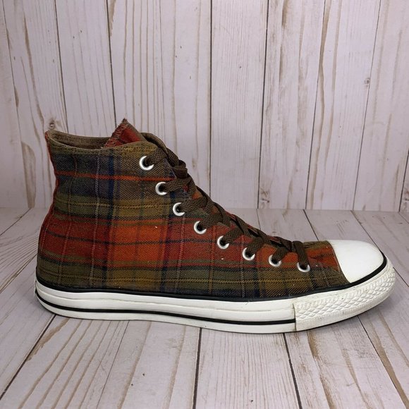 Converse Other - Converse Chuck Taylor All Star Mens Size 11 Plaid Multi Color Fall